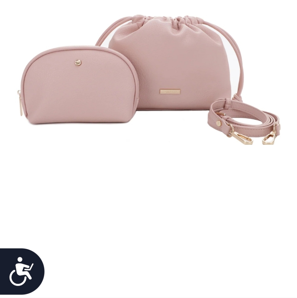 Mali + Lili Blush Drawstring Duo